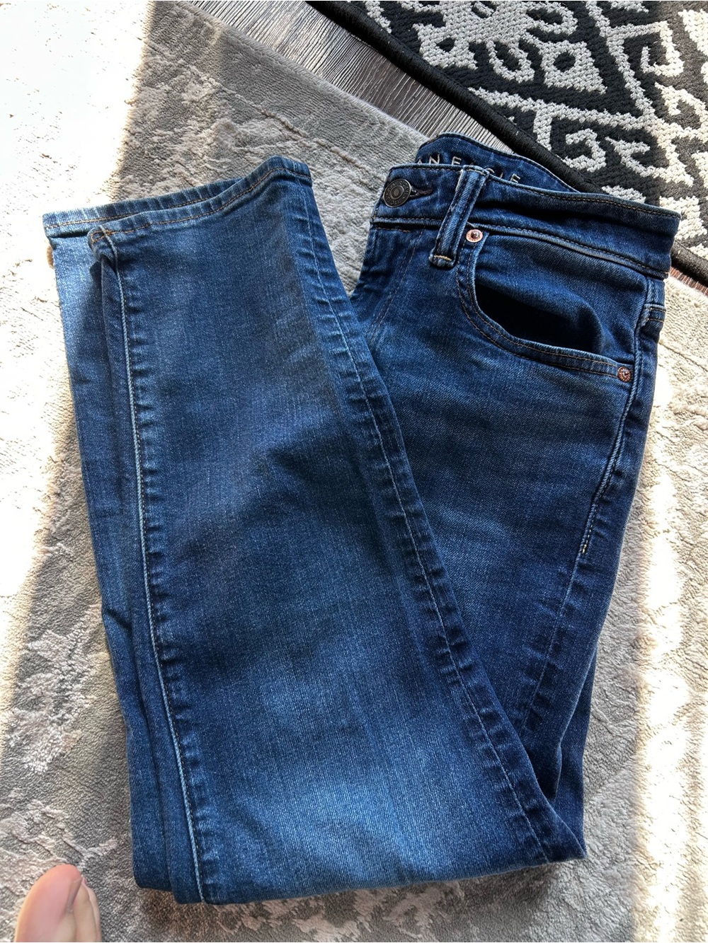 American Eagle Airflex+ Slim Straight Men’s Blue Jeans